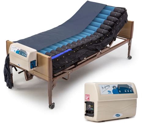 The firmness of the mattress can be controlled by the air pressure. Invacare microAIR MA800 Alternating Pressure Pulsation ...
