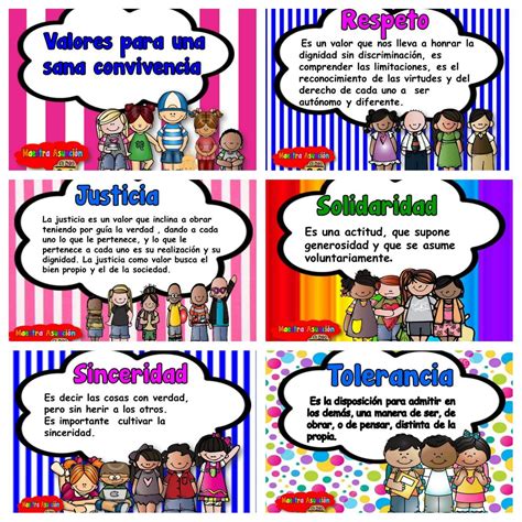 Una convivencia escolar sana tiene incidencia en la calidad de vida de todos los miembros de la comunidad, en los resultados de aprendizaje y en el mejoramiento de la educacin. Valores para una sana convivencia | Didáctica Educativa
