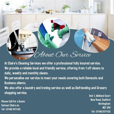 Claires Cleaning Services Nottingham