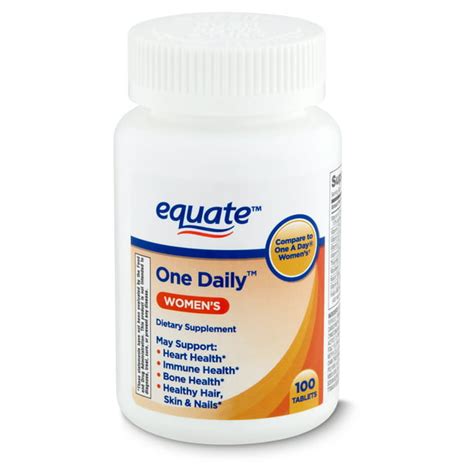 Equate One Daily Women S Dietary Supplement 100 Count