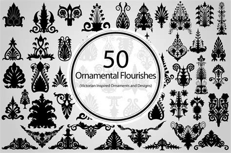 50 Ornamental Flourishes Vector In 2022 Butterflies Vector