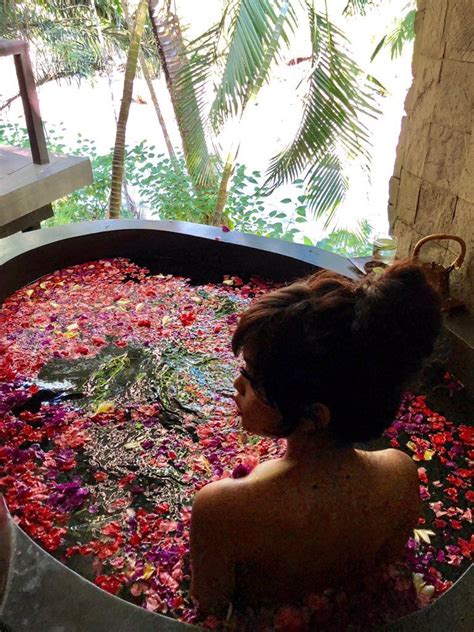 flower bath in bali flower bath outdoor decor comfy cozy