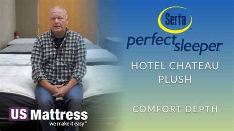 Serta Perfect Sleeper Hotel Chateau Plush Double Sided Comfort Depth