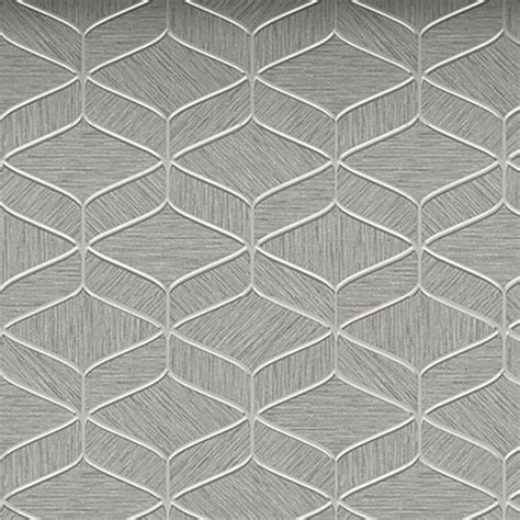 Belgravia Décor Luciano Geometric Shapes Wallpaper Silver L3851