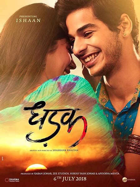 Dhadak 2018 Full Movie Hindi 720p Hdrip Esubs Download New Movie