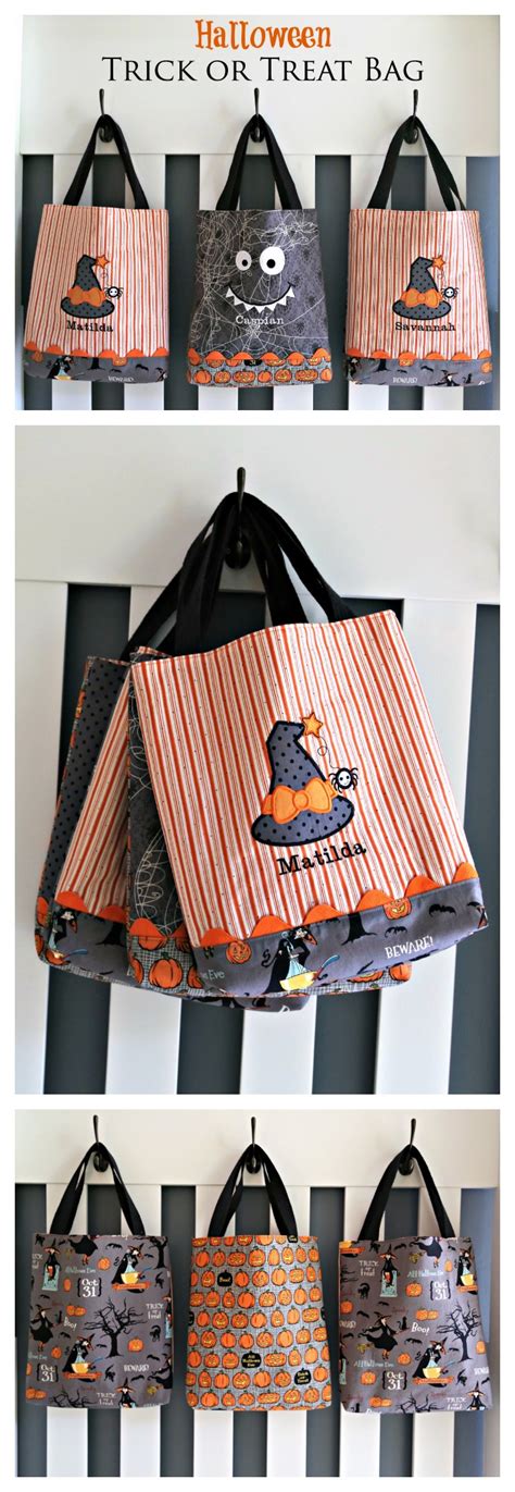 Halloween Trick Or Treat Bag Pattern The Cottage Mama