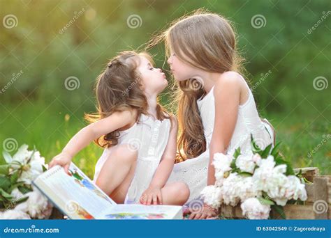 Portrait Of Two Girls Of Girlfriends Stock Image Image Of Read Beautiful 63042549
