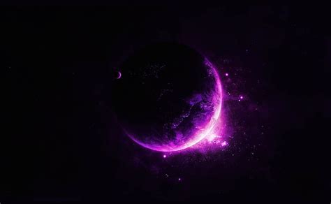 Purple Planet Purple Space Pretty Planets Pink Planet Hd Wallpaper