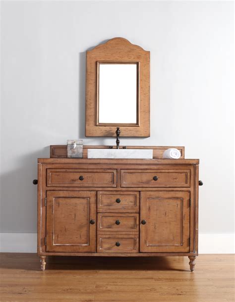 Feel inspired as you prepare for the day in front of a makeup vanity. 48 Inch Single Sink Bathroom Vanity in Driftwood Patina ...