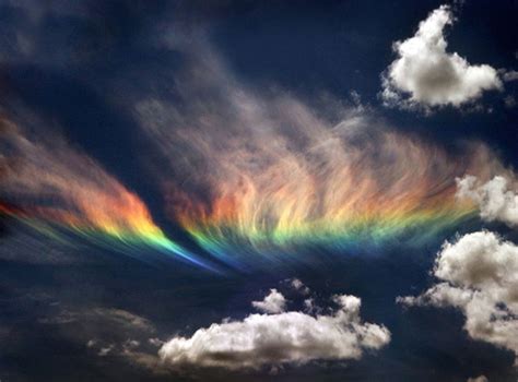 Technicolour Flare World Network Fire Rainbow Clouds Beautiful
