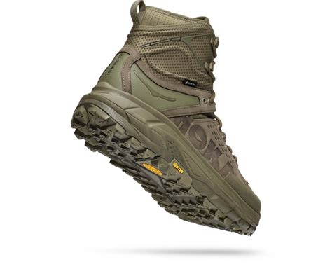 Hoka Tor Ultra Hi And Lo 2 In Black Taupe And Olive