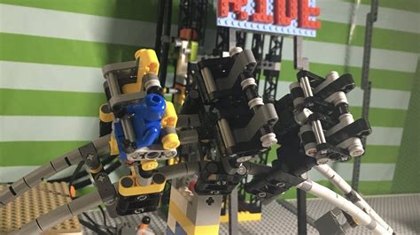 New Lego Technic Roller Coaster Trains Youtube