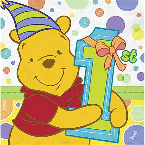 Pooh Birthday Clipart Clipart Suggest