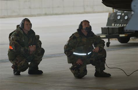 Us Air Force Usaf Staff Sergeant Ssgt Adam Burkett And Ssgt Trent