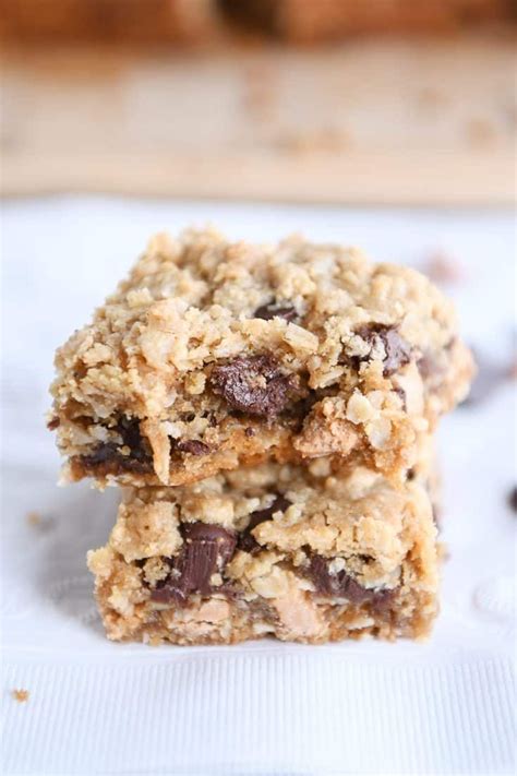 These Gluten Free Butterscotch Pb Monster Cookie Bars Are Crazy Easy