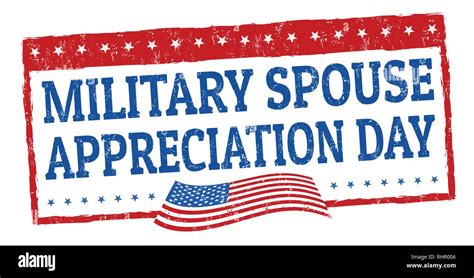 Military Spouse Appreciation Day Stock Vector Images Alamy