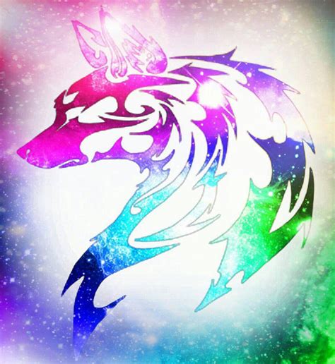 Rainbow Wolves Wallpapers Wallpaper Cave