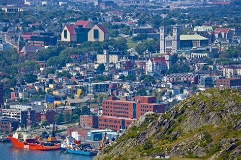 St Johns City Avalon Peninsula Newfoundland Photo Information
