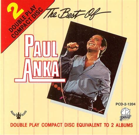 Paul Anka The Best Of Paul Anka 1988 Cd Discogs