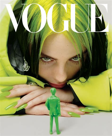 May 11, 2021 · (image via instagram/billieeilish) to say that billie eilish' s spread in british vogue caused quite a stir on social media for the last week would be an understatement. Billie Eilish - Vogue US March 2020 • CelebMafia