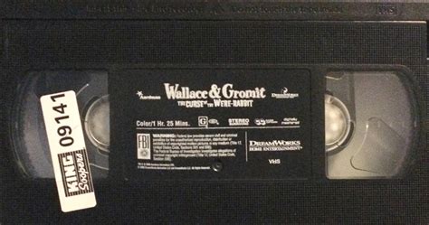 Wallace And Gromit The Curse Of Were Rabbit Vhs