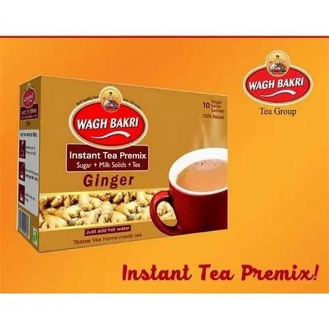 Wagh Bakri Instant Ginger Tea Premix Packaging Type Box At Rs 120