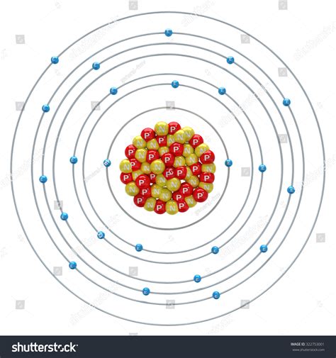 Chromium Atom On A White Background Stock Photo 322753001 Shutterstock