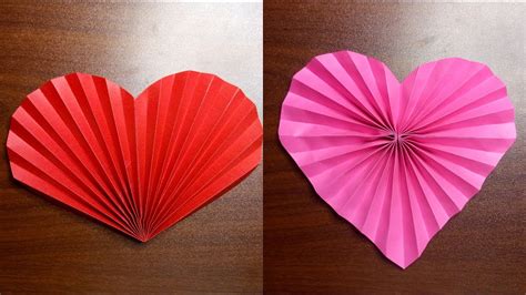2 Easy Heart Origami A Hearty Valentine Craft For Everybody Youtube