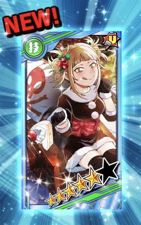 Himiko Toga My Hero Academia Christmas Greeting Card Paper Holiday