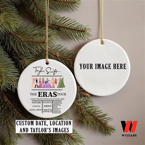 Personalized Ts The Eras Tour Ornament Custom Swiftie Fan Ts 2023