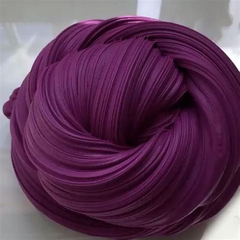 Beautiful Dark Purple Fluffy Matte Slime ️ Science Slime Pretty