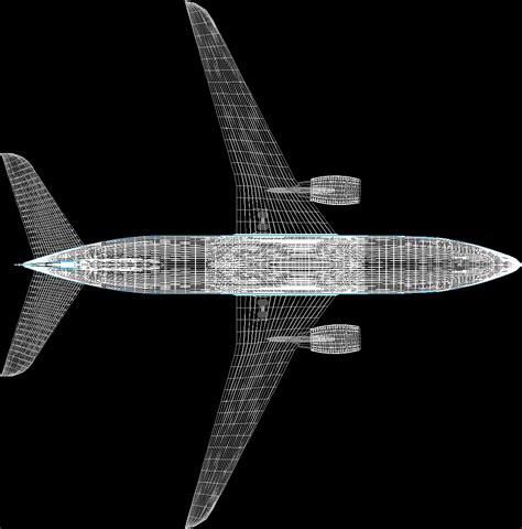 Boeing737 Airplane DWG Plan For AutoCAD Designs CAD