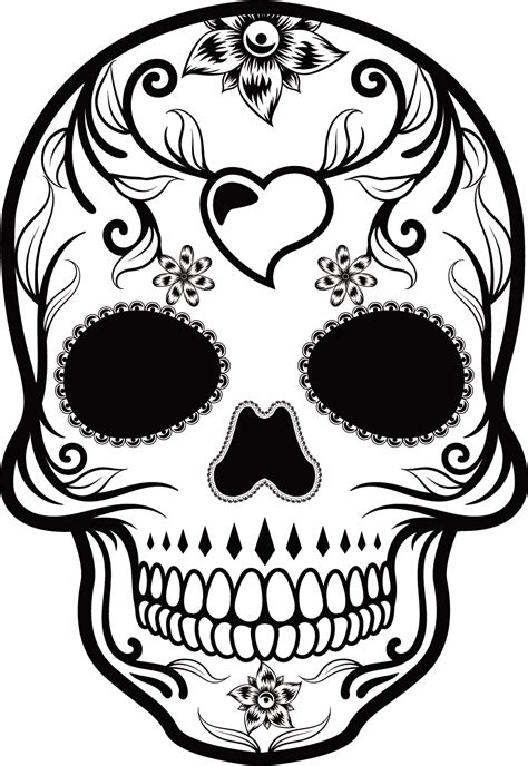 Download Cuisine Arts Mexican Skull Calavera Head Visual Hq Png Image