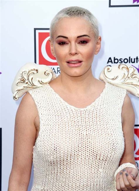 Rose Mcgowan Wearing A See Through Dress At The Q Awards In London Oct16 2019 Hollywood