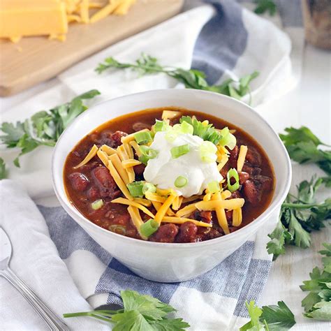 If possible, make it a day or up to five days in advance and reheat before serving. Instant Pot Chili with Ground Beef and Dry Kidney Beans ...