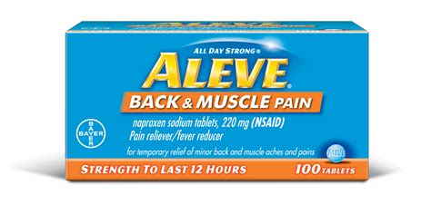 Aleve Back And Muscle 100c E Pain Tab 100c