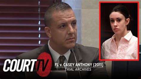 FL V Casey Anthony 2011 Detective Yuri Melich Testifies YouTube