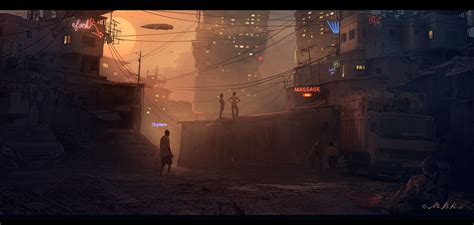 Artstation Future Slums Of Karachi