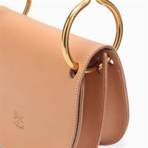 Il Bisonte Natural Coloured Leather Shoulder Bag Thedoublef
