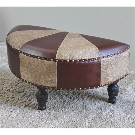 Astoria Grand Stone Castle Half Moon Ottoman And Reviews Wayfair