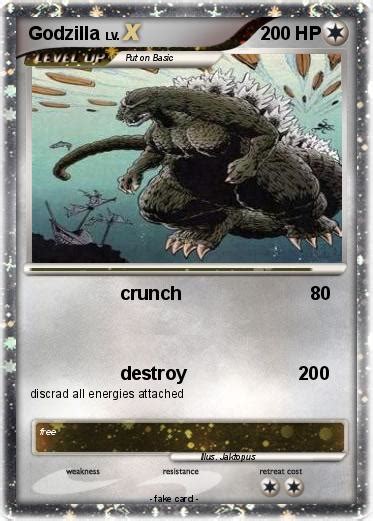 Maybe you would like to learn more about one of these? Pokémon Godzilla 416 416 - crunch - My Pokemon Card