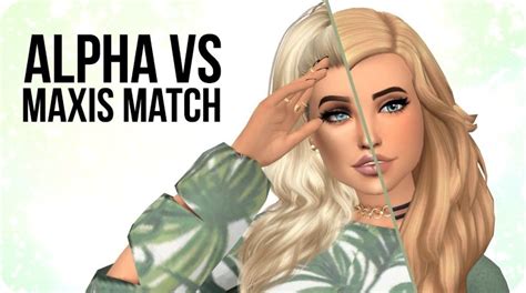 Maxis Match Cc World Sims 4 Sims Maxis Match Vrogue