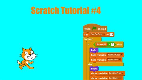 Scratch Tutorial 4 Pause Button And Upgrades Youtube