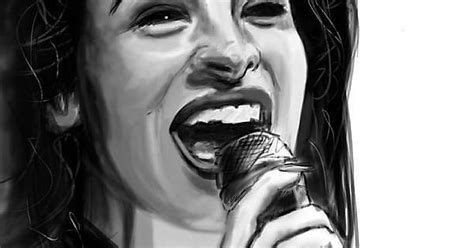 Drawing Of My Favorite Selena Moment Singing Como La Flor In Her Final Concert Gone 19 Years
