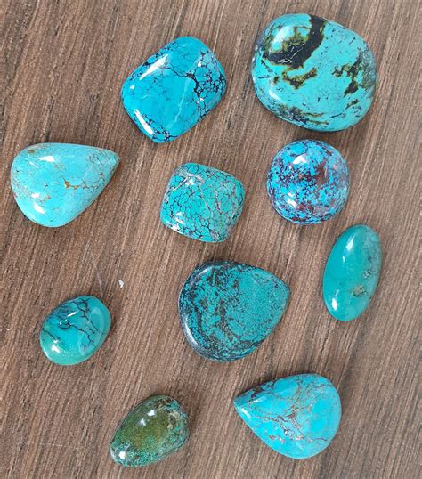 10 Pieces Natural Turquoise Gemstone Turquoise Etsy Australia