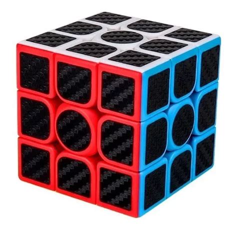 Cubo Rubik 3x3 Cobra Profesional Fibra De Carbono Speed Cube Meses