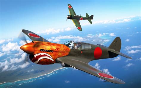 Download Wallpapers Mitsubishi A6m Zero Japanese Fighter World War Ii