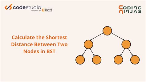 Calculate The Shortest Distance Between Two Nodes In Bst Coding