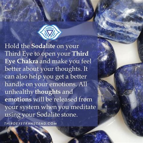Thirdeyetranscend On Instagram “sodalite Can Help You Opening Your