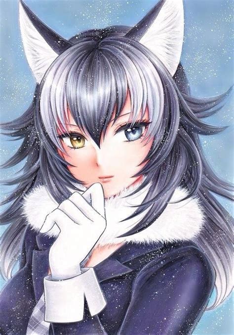 Pin By Lol On Drawings Anime Wolf Girl Anime Girl Neko Nekomimi